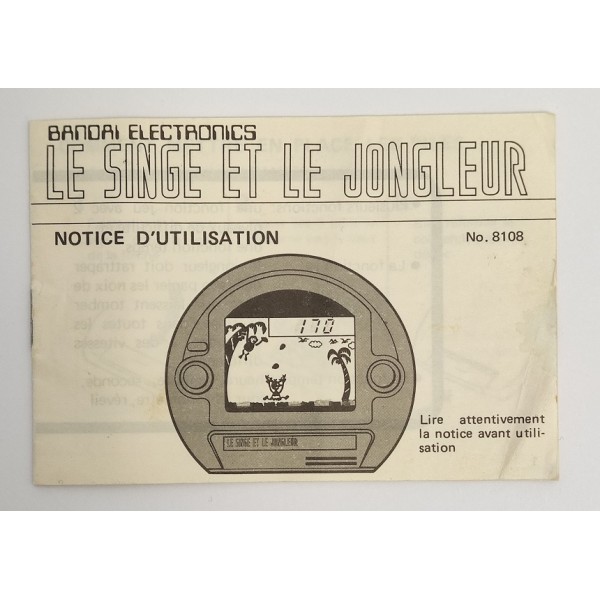 Jeu éléctronique vintage : Bandai electronics Le Singe et le Jongleur 80's